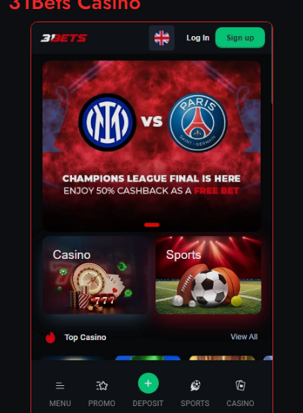 31Bets Casino Mobile screenshot